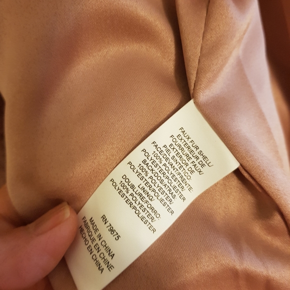 Lucky brand faux teddy fur coat in Large - Picture 8 of 10